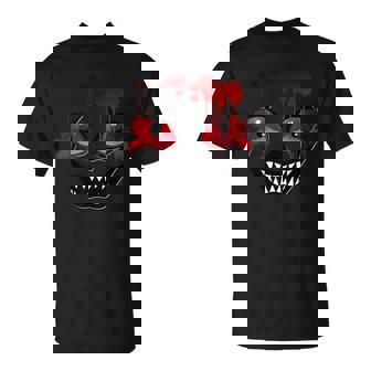 怖いデザイン Tシャツ - Kawaiitshirt