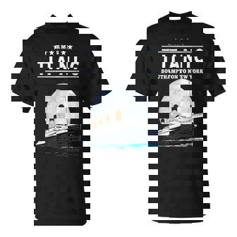 息子のための1912年のヴィンテージタイタニック航海船クルーズギフト Tシャツ - Kawaiitshirt