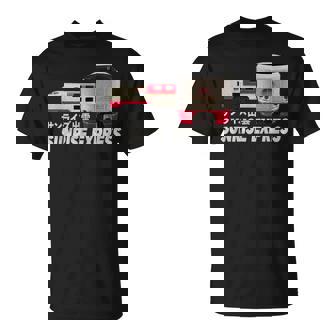 日の出 特急 列車 日本 日の出 出雲 東京出雲 扇子 Tシャツ - Kawaiitshirt