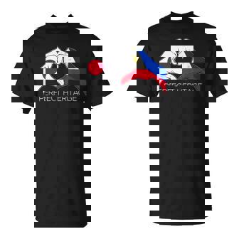 日本とフィリピン フィリピン人 日本人パーフェクトヘリテージ ヘア Tシャツ - Kawaiitshirt