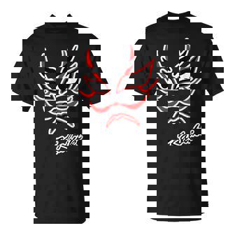 歌舞伎 カブキ Kabuki【顔】日本 文化 和柄 面白い Tシャツ - Kawaiitshirt