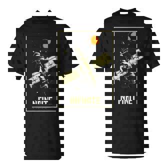 無限宇宙ステーション 衛星 宇宙 ヴィンテージ レトロ コスモス Infinitepacetationtar Tシャツ - Kawaiitshirt