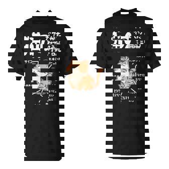 猫のなでかた解説 おもしろ 猫好き アイデア ギフト サプライズ にゃんこ おもしろ Tシャツ - Kawaiitshirt