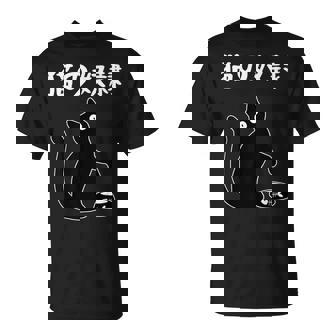 猫の奴隷 おもしろ 猫 文字 面白い ネタ 文字入り おもしろ 笑える ギャグ ウケ狙い お笑い ユーモア ふざけ Tシャツ - Kawaiitshirt