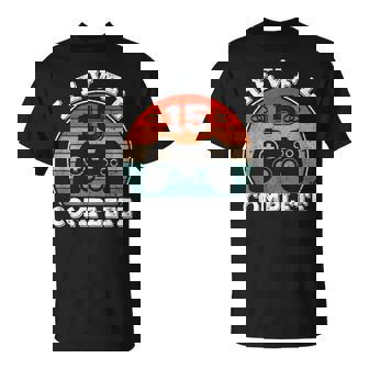 結婚15周年記念 15年目の結婚記念日 結婚15年目 Level 15 Complete Tシャツ - Kawaiitshirt