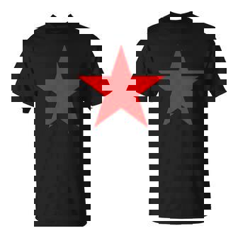 複数の色の赤い星 長袖tシャツ Tシャツ - Kawaiitshirt