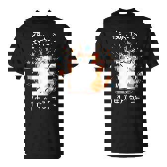 褒めたら伸びる子 面白いtシャツ 猫 文字入り メンズ おもしろ 筆文字 面白い 服 おもしろグッズ 文字 Tシャツ - Kawaiitshirt