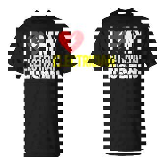 電気技師の夫が大好き Tシャツ - Kawaiitshirt