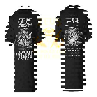 面白いゼウス・ミーム-古代ギリシャの神-ギリシャ神話 Tシャツ - Kawaiitshirt