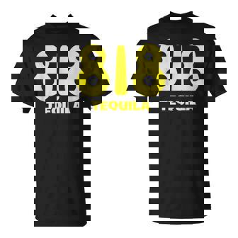 面白いドリンクデザイン 818 チームテキーラワインラバー Tシャツ - Kawaiitshirt