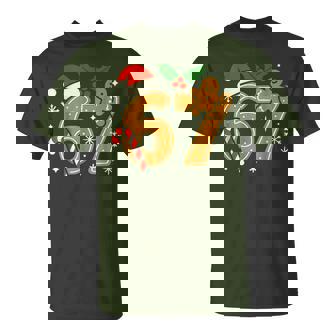 6 7 Meme Christmas 67 Six Seven Cookies Gingerbread T-Shirt - Seseable