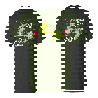 6 7 Six Seven Gen Z Alpha Meme Slang Holiday Merry Christmas T-Shirt | Mazezy