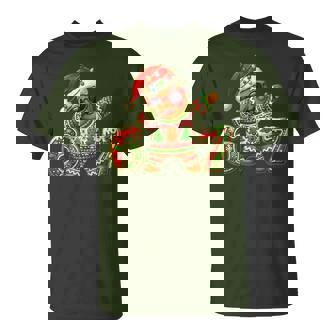 67 Christmas 6 7 Meme Gingerbread Man Xmas Pajamas Six Seven T-Shirt | Seseable CA