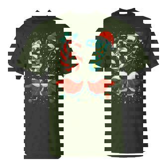 67 Christmas 6 7 Meme Pajamas Holiday Gen Alpha Slang T-Shirt - Monsterry