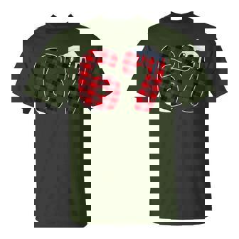 67 Christmas Meme 6 7 Numbers Six Seven Xmas Pajamas T-Shirt - Monsterry