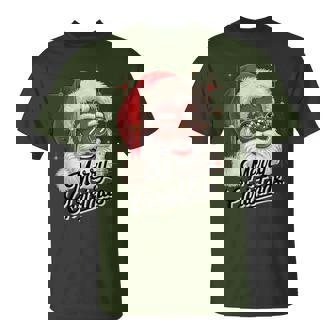 African American Santa Christmas Black Xmas T-Shirt | Seseable UK