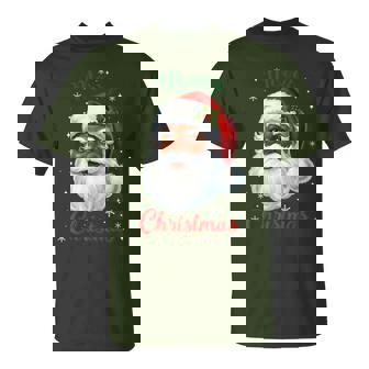 African American Santa Christmas Cool Black X-Mas T-Shirt | Seseable UK