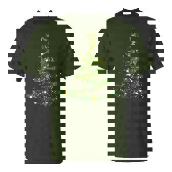 Arbre De Noël Notes De Musique Chanson Xmas Musicien Pyjama T-Shirt - Cadeauxyz