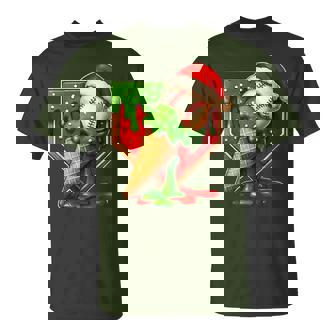 Baseball Xmas Christmas Baseball Ice Cream Drip Boys T-Shirt | Seseable CA