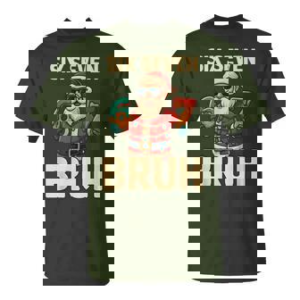 Bruh 67 Christmas Six Seven Meme Santa Boys 6 7 Christmas T-Shirt | Seseable CA