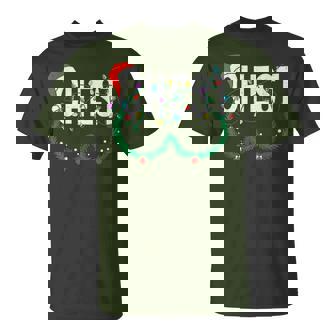 Chest Nuts Christmas Matching Couple Chestnuts Xmas T-Shirt - Monsterry