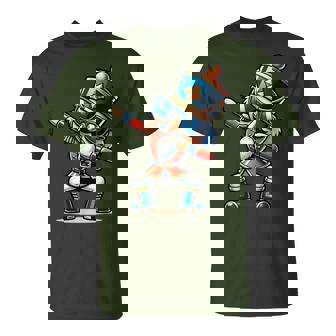 Christmas Nutcracker Dabbing Boys Santa Xmas T-Shirt | Seseable CA