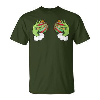 Christmas Ornament Boobs Christmas T-Shirt - Thegiftio UK