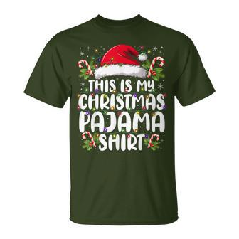 This Is My Christmas Pajama Xmas Pjs Women T-Shirt - Thegiftio UK