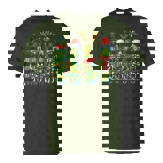 Christmas Pun Pickle Lights Vegetable Holiday Family T-Shirt - Monsterry