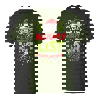 Christmas Trending Xmas Naughty List Regret Nothing T-Shirt | Seseable CA