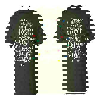 My Favorite Color Is Christmas Lights Xmas Christmas T-Shirt - Monsterry