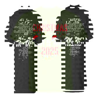 Our First Christmas As Mr & Mrs 2025 Couple Pajamas Matching T-Shirt - Monsterry