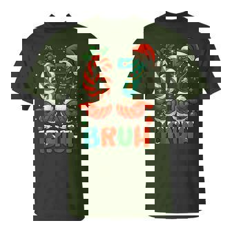 Bruh 67 Six Seven 6 7 Meme Christmas Boys Santa Elf T-Shirt | Seseable FR