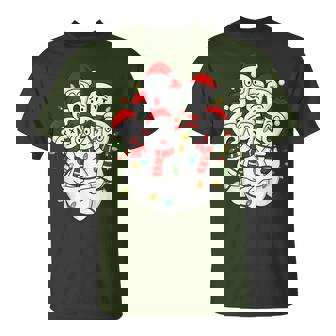 Christmas Bowling Santa Bowling Pins Team Boys T-Shirt | Seseable UK