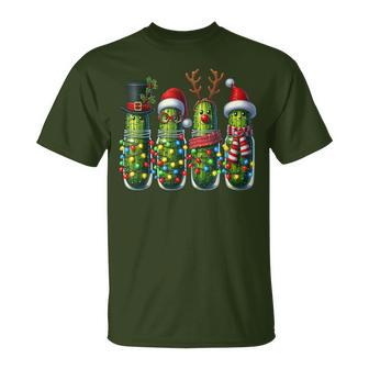 Christmas Pickle Pickle Xmas Lights Ugly Sweater T-Shirt - Thegiftio UK