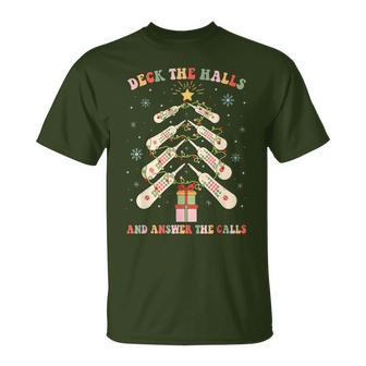 Cna Nurse Christmas Medical Xmas Trees Nursing Nurses T-Shirt - Thegiftio UK