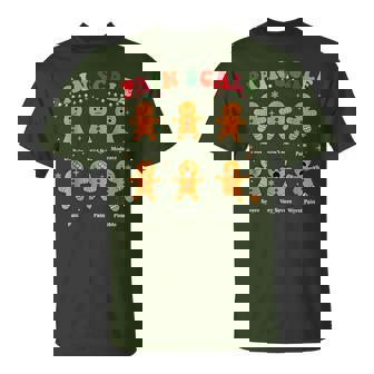 Pain Scale Gingerbread Christmas Nurse Doctor Medical T-Shirt | Seseable CA