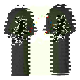 Pussy-Cat From Christmas Vacation Frieds Black U-Neck T-Shirt | Seseable CA