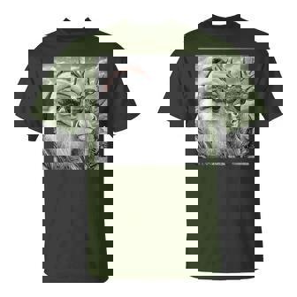 Santa Claus Reindeer Selfie Cool Retro Christmas T-Shirt | Mazezy