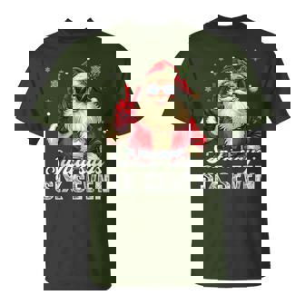 Santa Says Six Seven Christmas 67 Meme Xmas Boys Girls T-Shirt - Monsterry