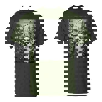 Sasquatch Meme Cool Selfie With Santa Christmas Xmas T-Shirt | Seseable UK