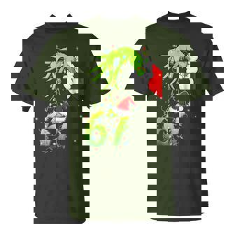 Six Seven 6 7 Meme 67 Xmas Hand Christmas Costume T-Shirt | Seseable UK