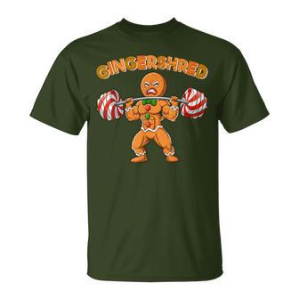 Gingershred Gingerbread Workout Pjs Christmas Xmas Men T-Shirt - Thegiftio UK