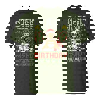 Go Jesus It's Your Birthday Ugly Christmas Sweater God T-Shirt | Seseable FR