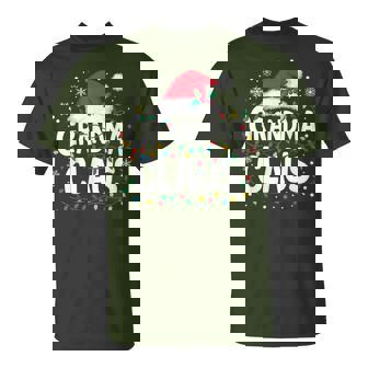 Grandma Claus Christmas Lights Santa Family Matching Women T-Shirt | Seseable CA