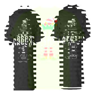 I'm The Sarcastic Elf Christmas Family Pjs Costume T-Shirt - Thegiftio