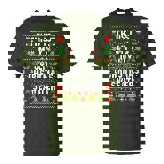 This Is My Its Too Hot Ugly Christmas Sweater Ugly Christmas T-Shirt | Seseable FR