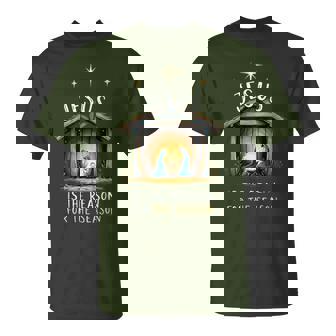 Jesus Is The Reason For The Season Christmas Xmas Christian T-Shirt - Monsterry