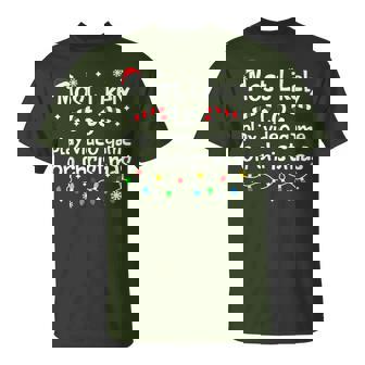 Most Likely To Play Video Games On Christmas Matching Family T-Shirt | Mazezy