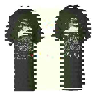 Merry Christmas Camouflage Santa Hat Xmas Family Women T-Shirt - Monsterry